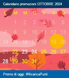 Calendario promozioni del mese